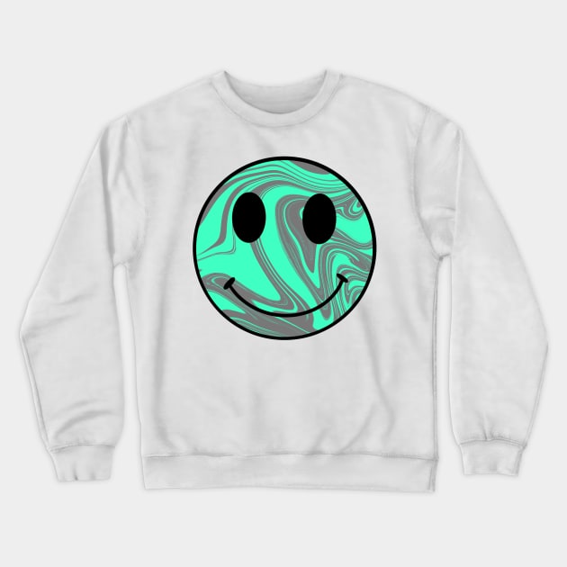 Mint swirled smile Crewneck Sweatshirt by CalliesArt